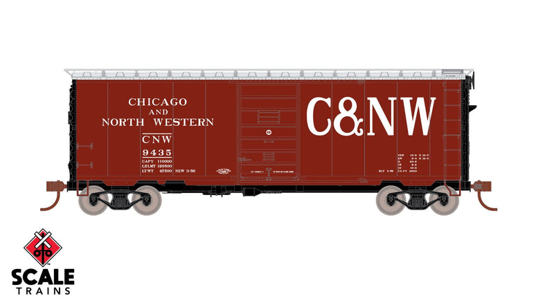 ScaleTrains Kit Classics 1232 HO Scale PS-1 Boxcar Chicago & North Western C&NW 9509