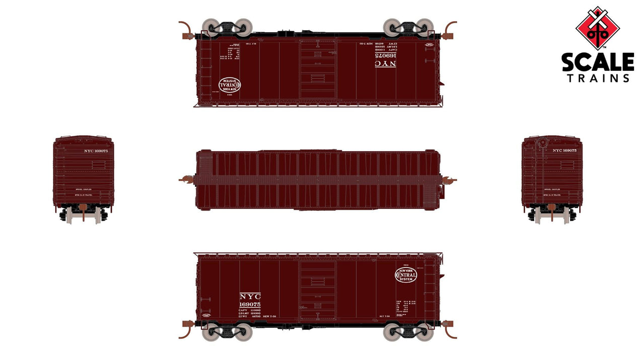 ScaleTrains Kit Classics 1239 HO Scale PS-1 Boxcar New York Central NYC 169075