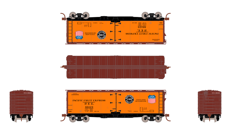 ScaleTrains Kit Classics 1258 40' Steel Reefer SP/UP PFE 67046
