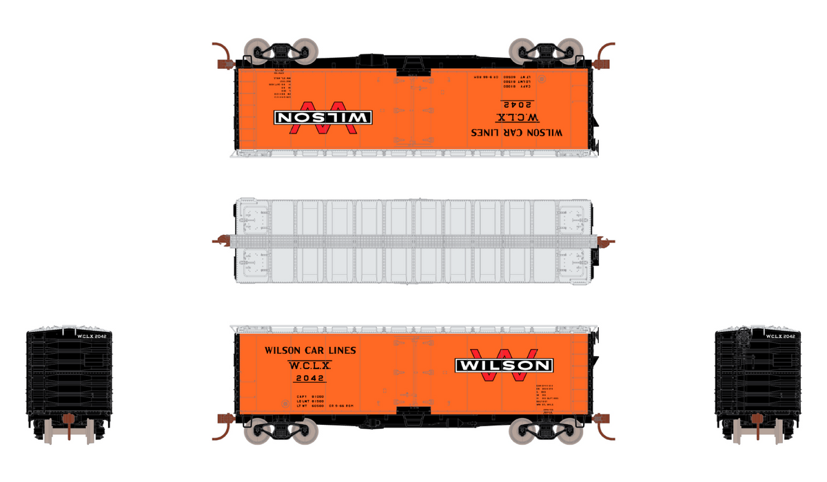 ScaleTrains Kit Classics 1265 40' Steel Reefer Wilson Car Lines WCLX 2585