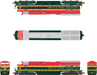 ScaleTrains Operator 10979 N Scale GE ET44C4 Tier 4 Diesel "Southern Belle" KCS 5002 with DCC