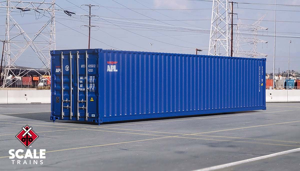 ScaleTrains Operator 11227 HO Scale CIMC 40' Container American President Lines APL APZU 447859