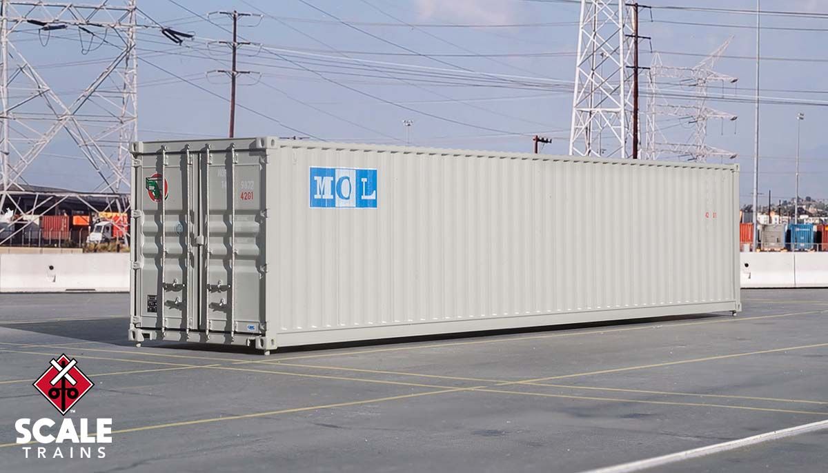 ScaleTrains Operator 11233 HO Scale CIMC 40' Container Mitsui OSK Lines "MOL" MOFU 586032