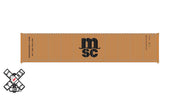ScaleTrains Operator 11235 HO Scale 40' CIMC Container Mediterranean Shipping Company MSCU 484393