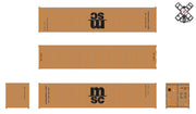 ScaleTrains Operator 11236 HO Scale 40' CIMC Container Mediterranean Shipping Company MSCU 587489