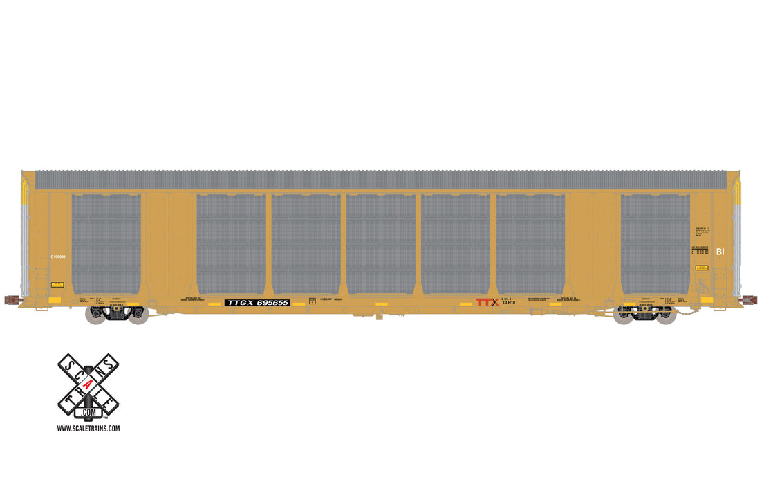 ScaleTrains Operator 11283 HO Scale Gunderson Multi-Max Autorack TTX/TTGX 695663