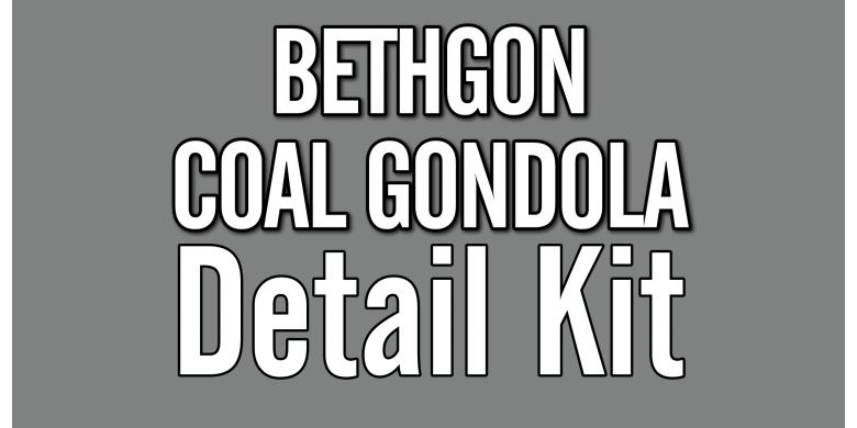 ScaleTrains Operator 81625 HO Scale Bethgon Coal Gondola Detail Kit