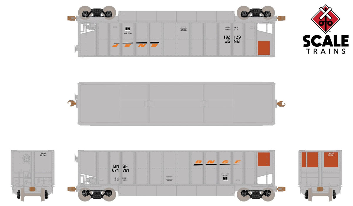 ScaleTrains Operator HO Scale Bethgon Coal Gondola BNSF #Varies