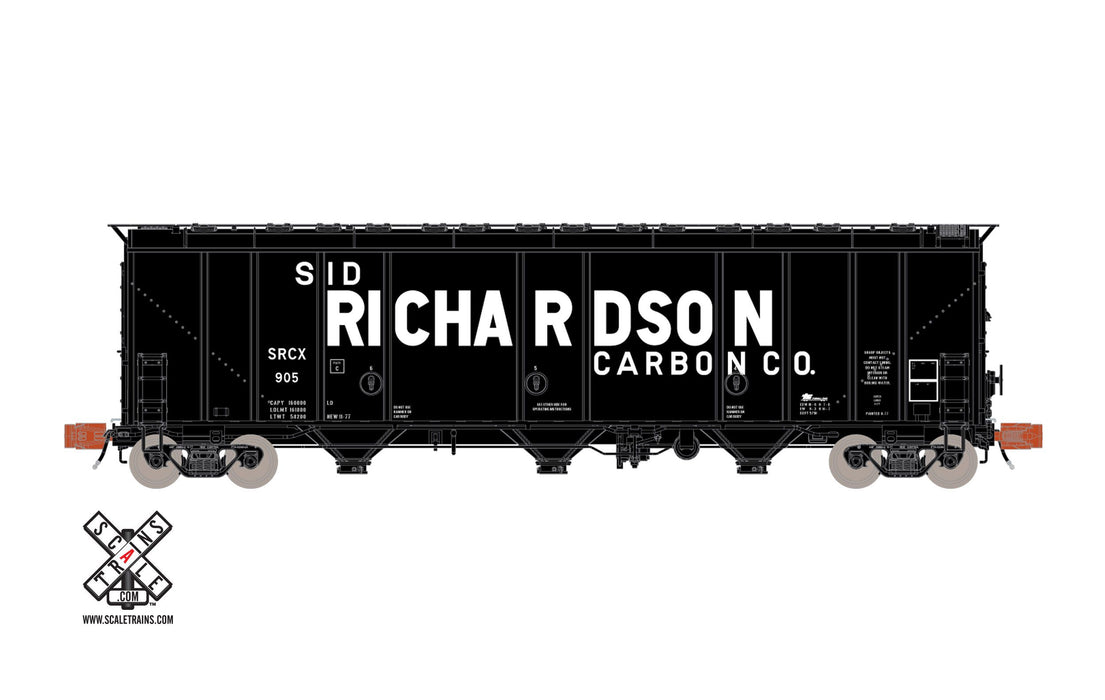 ScaleTrains Rivet 32108 N Scale 5750 Carbon Black Sid Richardson SRCX 907