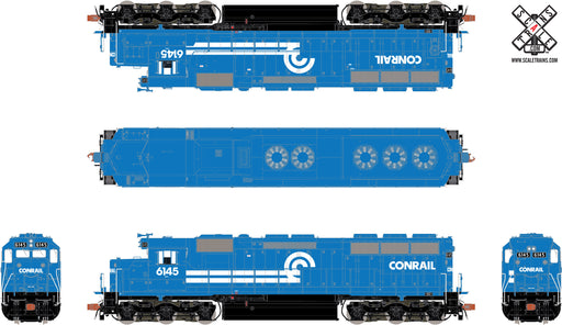 ScaleTrains Rivet 32425 HO Scale EMD SD45 Conrail CR 6145 DCC Sound