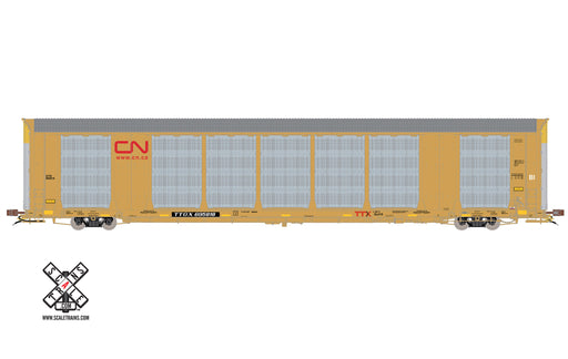 ScaleTrains Rivet 32748 HO Scale Gunderson Multi-Max Autorack Canadian National CN/TTGX 695818