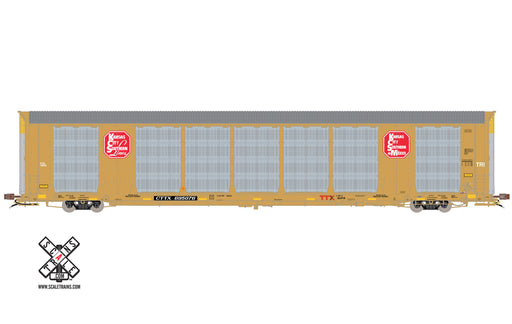 ScaleTrains Rivet 32764 HO Scale Gunderson Multi-Max Autorack Kansas City Southern KCS/CTTX 695150