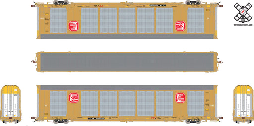 ScaleTrains Rivet 32764 HO Scale Gunderson Multi-Max Autorack Kansas City Southern KCS/CTTX 695150