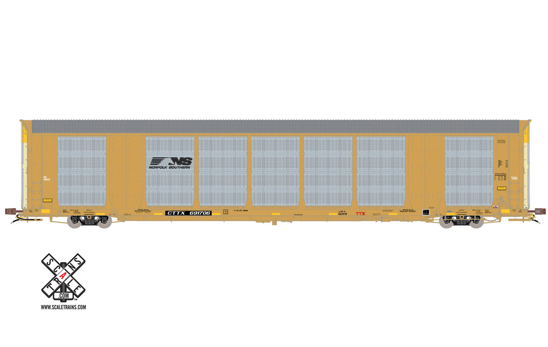 ScaleTrains Rivet 32771 HO Scale Gunderson Multi-Max Autorack Norfolk Southern NS/CTTX 691751