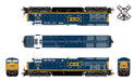 ScaleTrains Rivet 33189 HO Scale GE ET44AC Tier 4 GEVo Diesel CSX 3404 DCC LokSound