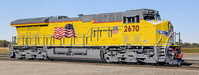 ScaleTrains Rivet 33208 HO Scale GE C45AH Tier 4 GEVo Diesel Union Pacific UP 2670 - Like New USED