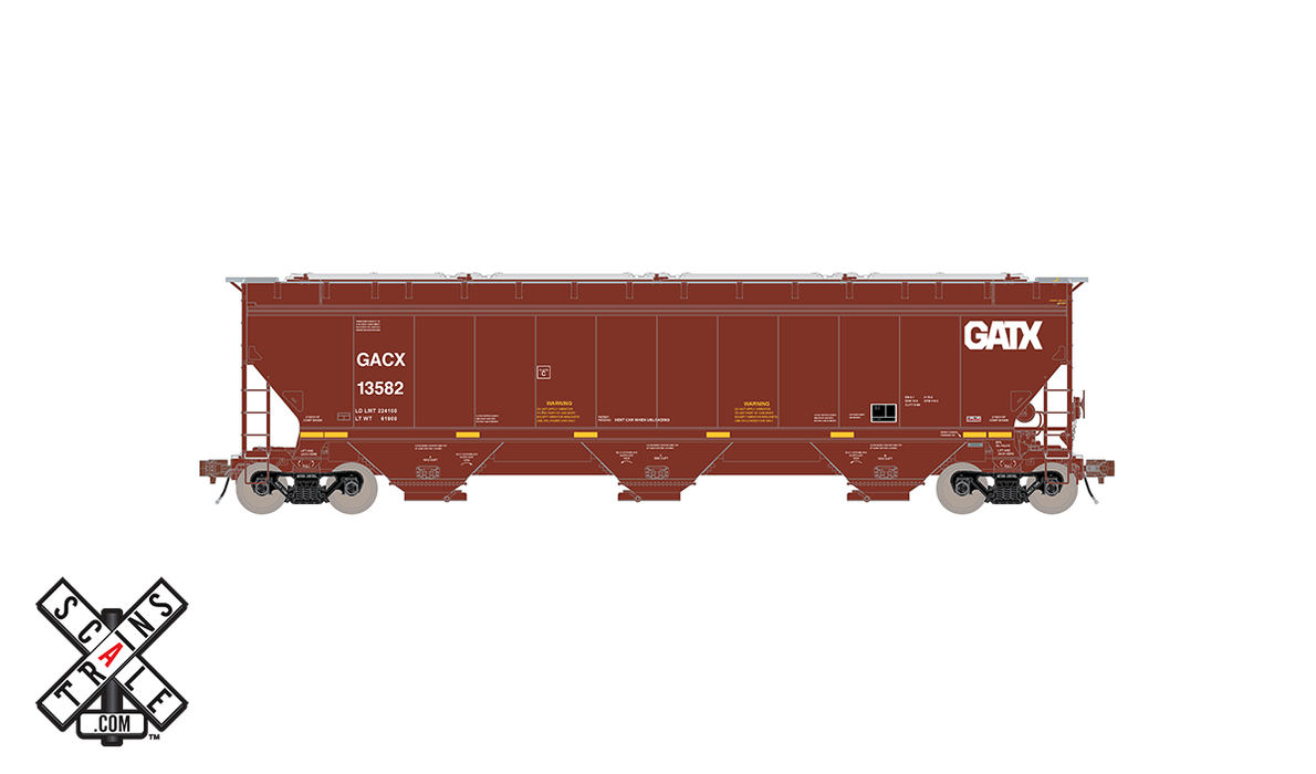 ScaleTrains Rivet 33318 HO Scale Gunderson 5188 Covered Hopper GATX GACX 13678