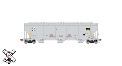 ScaleTrains Rivet 33323 HO Scale Gunderson 5188 Covered Hopper Iowa Interstate IAIS 4049