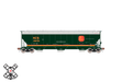 ScaleTrains Rivet 33328 HO Scale Gunderson 5188 Covered Hopper Kansas City Southern KCS 286783