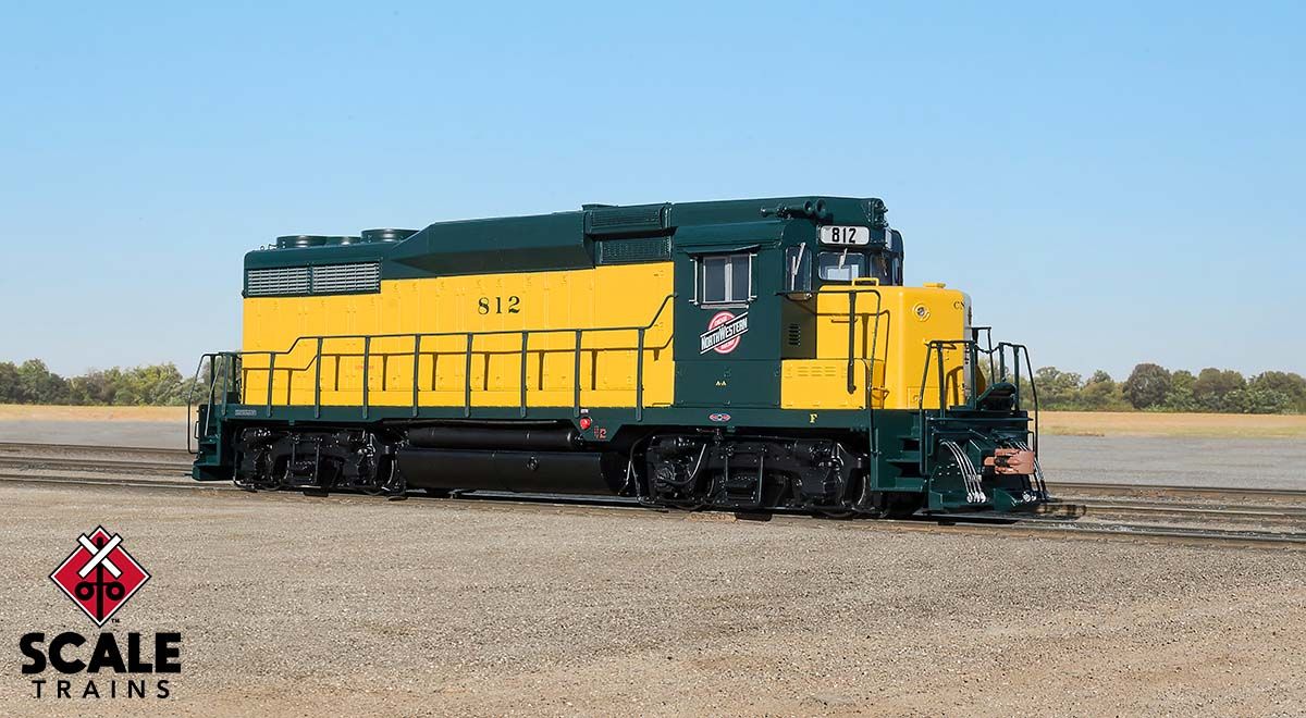 ScaleTrains Rivet 33348 HO Scale EMD GP30 Chicago NorthWestern CNW 815 DCC LokSound