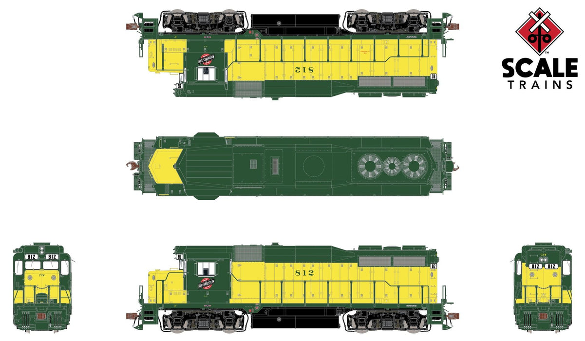 ScaleTrains Rivet 33353 HO Scale EMD GP30 Chicago NorthWestern CNW 819