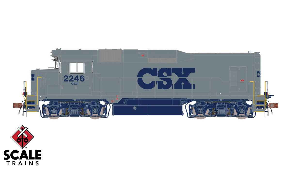 ScaleTrains Rivet 33365 HO Scale EMD GP30 CSX/Stealth “G” 2246