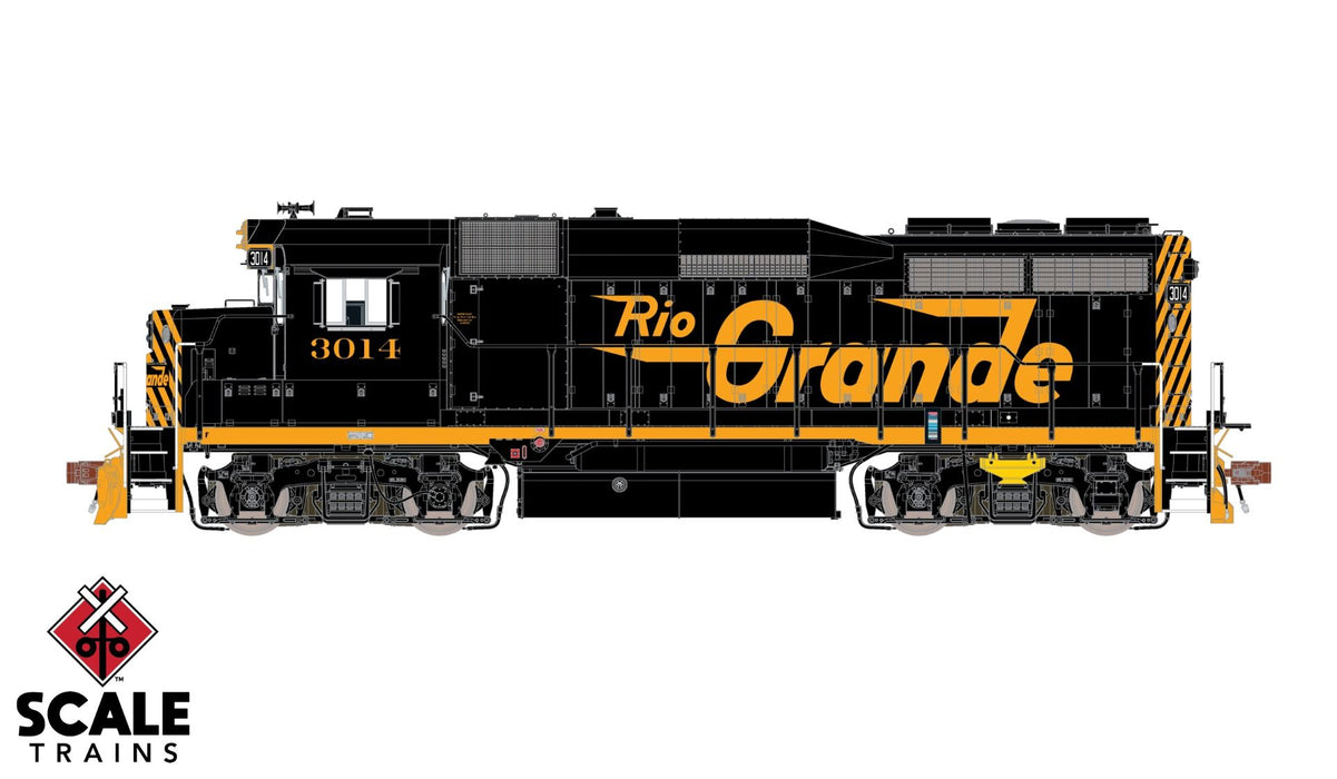 ScaleTrains Rivet 33375 HO Scale EMD GP30 Rio Grande "Large" D&RGW 3014