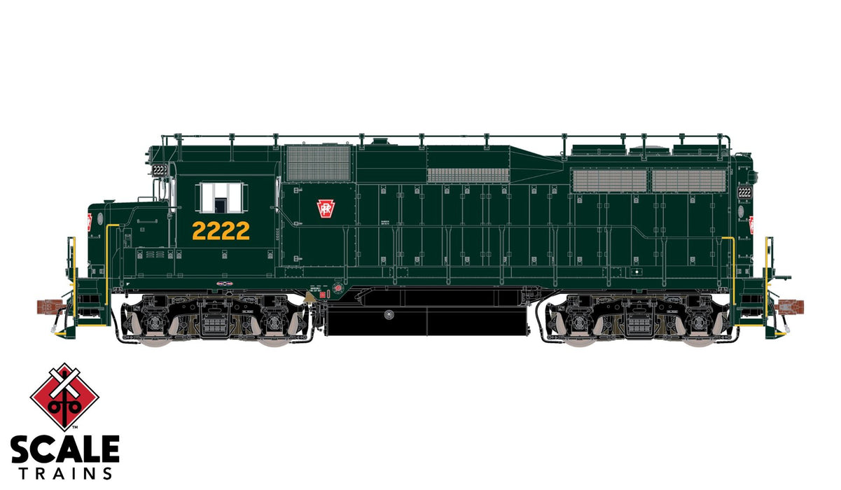 ScaleTrains Rivet 33396 HO Scale EMD GP30 Pennsylvania PRR 2222 DCC LokSound