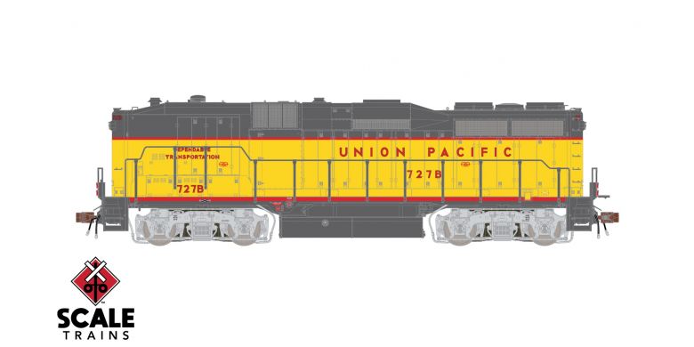 ScaleTrains Rivet 33420 HO Scale EMD GP30B Union Pacific "Pass/Dependable" UP 735B DCC LokSound