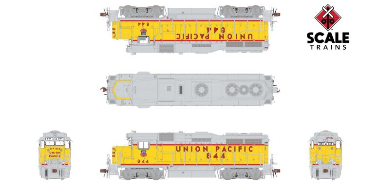 ScaleTrains Rivet 33423 HO Scale EMD GP30 Union Pacific "Nevada State Railroad Museum" UP 844