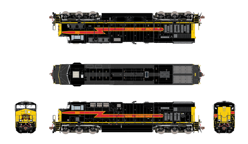 ScaleTrains Rivet 33609 HO Scale GE ES44AC Iowa Interstate IAIS 511