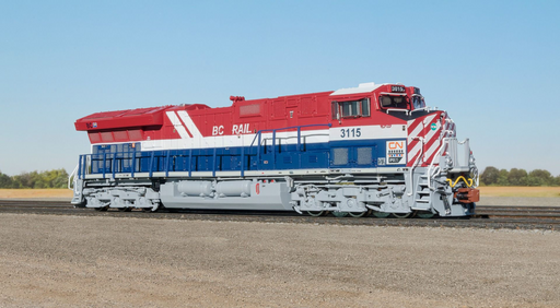 ScaleTrains Rivet 33642 N Scale GE ET44 Tier 4 Diesel "BC Rail Heritage" CN 3115 DCC & Sound