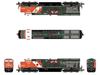 ScaleTrains Rivet 33644 N Scale GE ET44 Tier 4 Diesel "Veterans Commemorative" CN 3233 DCC & Sound