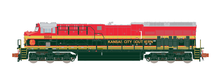 ScaleTrains Rivet 33652 N Scale GE ET44 Tier 4 Diesel "Southern Belle" KCS 5004 DCC & Sound