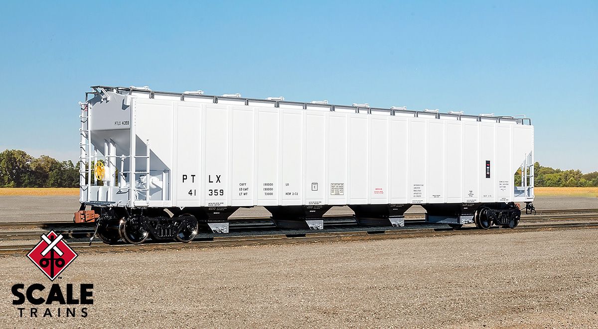 ScaleTrains Rivet 33671 HO Scale PS-2 5820 Covered Hopper Pullman Transport PLCX 41372