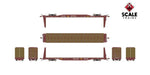ScaleTrains Rivet 38375 HO Scale BSC F68AH Bulkhead Flatcar "Oxide" TTPX 80057