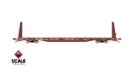ScaleTrains Rivet 38382 HO Scale BSC F68AH Bulkhead Flatcar "TT Patched" TTPX 80098