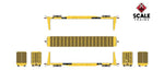 ScaleTrains Rivet 38383 HO Scale BSC F68AH Bulkhead Flatcar "Speed" TTPX 81096