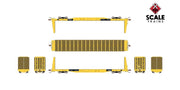 ScaleTrains Rivet 38384 HO Scale BSC F68AH Bulkhead Flatcar "Speed" TTPX 81114