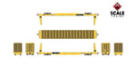 ScaleTrains Rivet 38387 HO Scale BSC F68AH Bulkhead Flatcar "Speed" TTPX 81166
