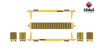 ScaleTrains Rivet 38393 HO Scale BSC F68AH Bulkhead Flatcar "Red Logo" TTPX 80209