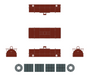ScaleTrains Rivet 38397 HO Scale Thrall 48' Coil Steel Car Santa Fe ATSF 92070