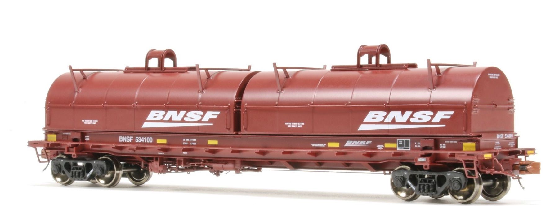 ScaleTrains Rivet 38401 HO Scale Thrall 48' Coil Steel Car BNSF "Wedge" 534100