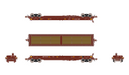ScaleTrains Rivet 38404 HO Scale Thrall 48' Coil Steel Car BNSF "Wedge" 534122