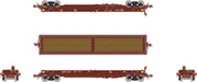 ScaleTrains Rivet 38406 HO Scale Thrall 48' Coil Steel Car BNSF "Wedge" 534147
