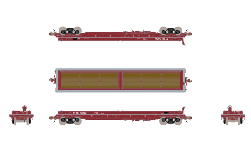 ScaleTrains Rivet 38409 HO Scale Thrall 48' Coil Steel Car CTRN 500041