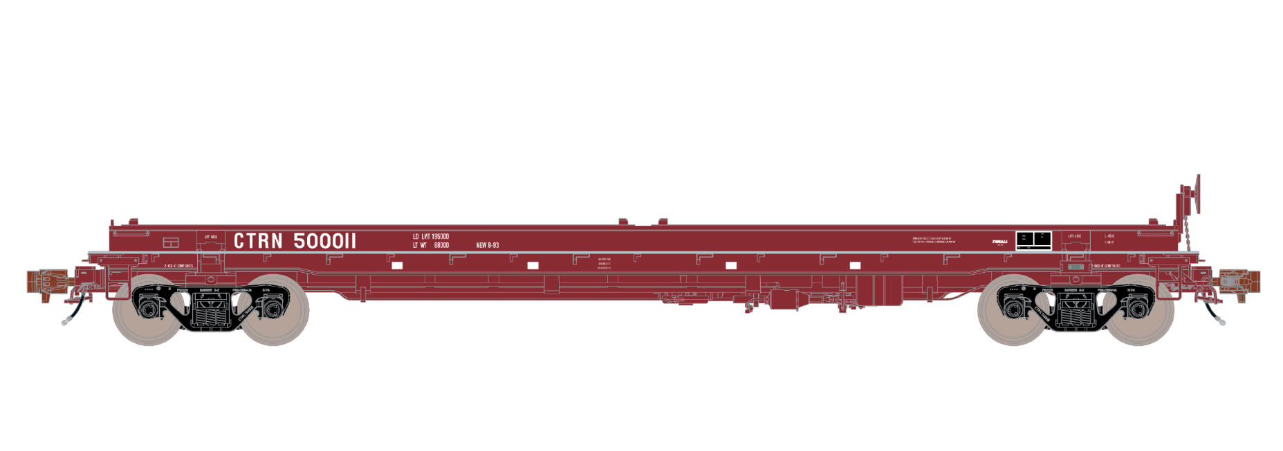 ScaleTrains Rivet 38409 HO Scale Thrall 48' Coil Steel Car CTRN 500041