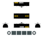 ScaleTrains Rivet 38424 HO Scale Thrall 48' Coil Steel Car NS 169672