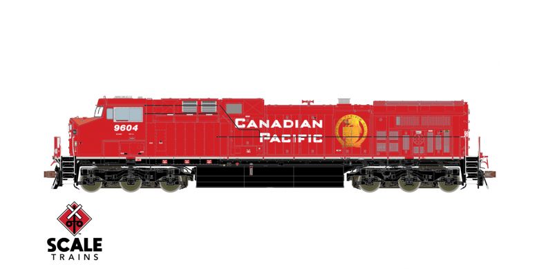 ScaleTrains Rivet 38447 HO Scale GE AC4400CW Diesel Canadian Pacific CP 9658 LokSound