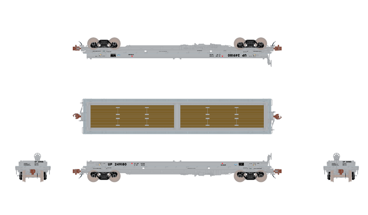 ScaleTrains Rivet 38499 HO Scale Thrall 48' Coil Steel Car Union Pacific UP 249180